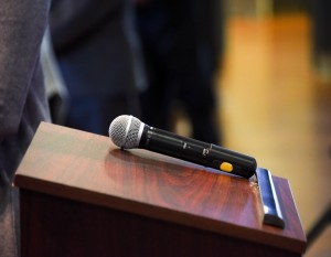 podium microphone